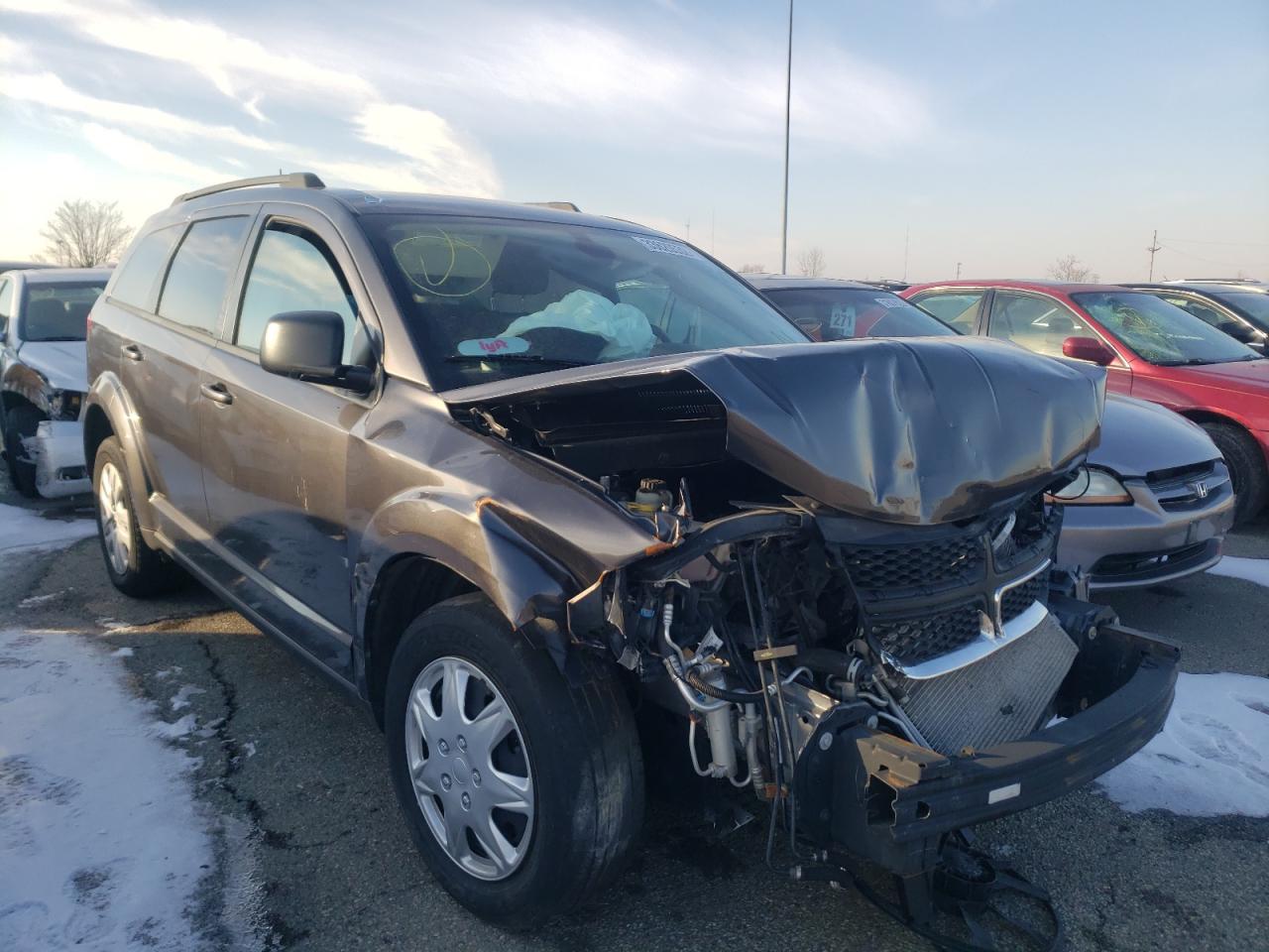 DODGE JOURNEY SE 2018 with VIN 3C4PDCAB4JT506360 - Photo from auction