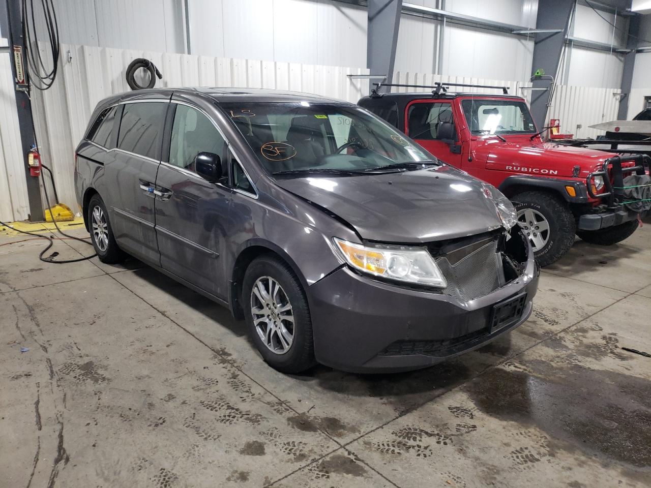 HONDA ODYSSEY EX 2011 with VIN 5FNRL5H68BB067289 - Photo from auction