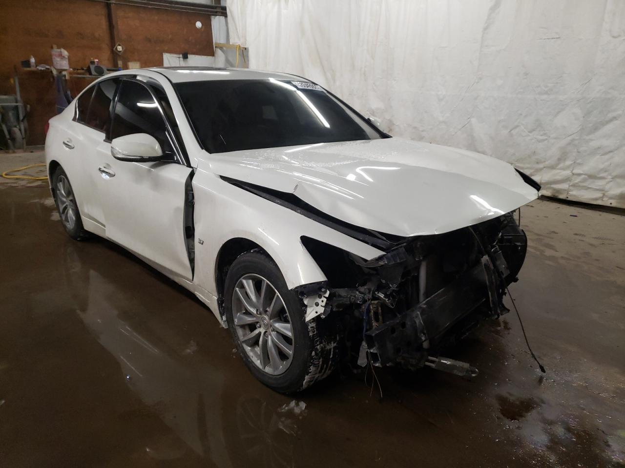 INFINITI Q50 BASE 2014 with VIN JN1BV7AR4EM695358 - Photo from auction