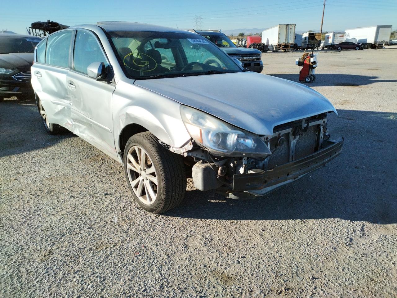 SUBARU LEGACY 2.5 2013 with VIN 4S3BMBG62D3026168 - Photo from auction