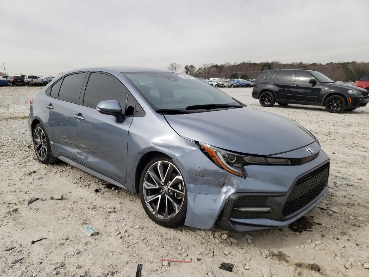 TOYOTA COROLLA SE 2020 with VIN 5YFS4RCE3LP043217 - Photo from auction