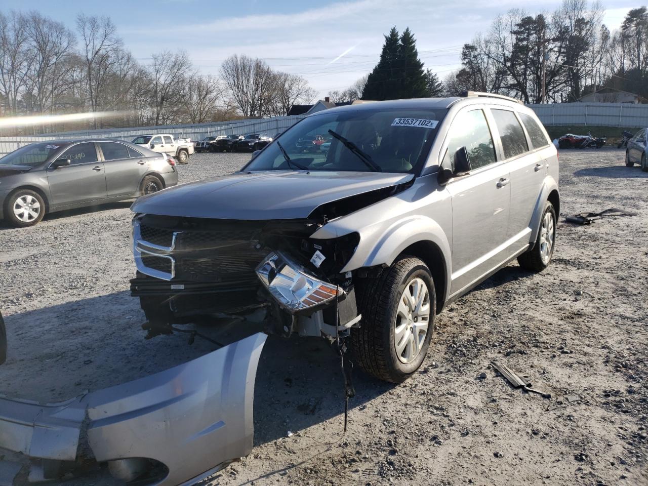 Photo 2 from auction – 2018 DODGE JOURNEY SE with VIN 3C4PDCAB1JT296025