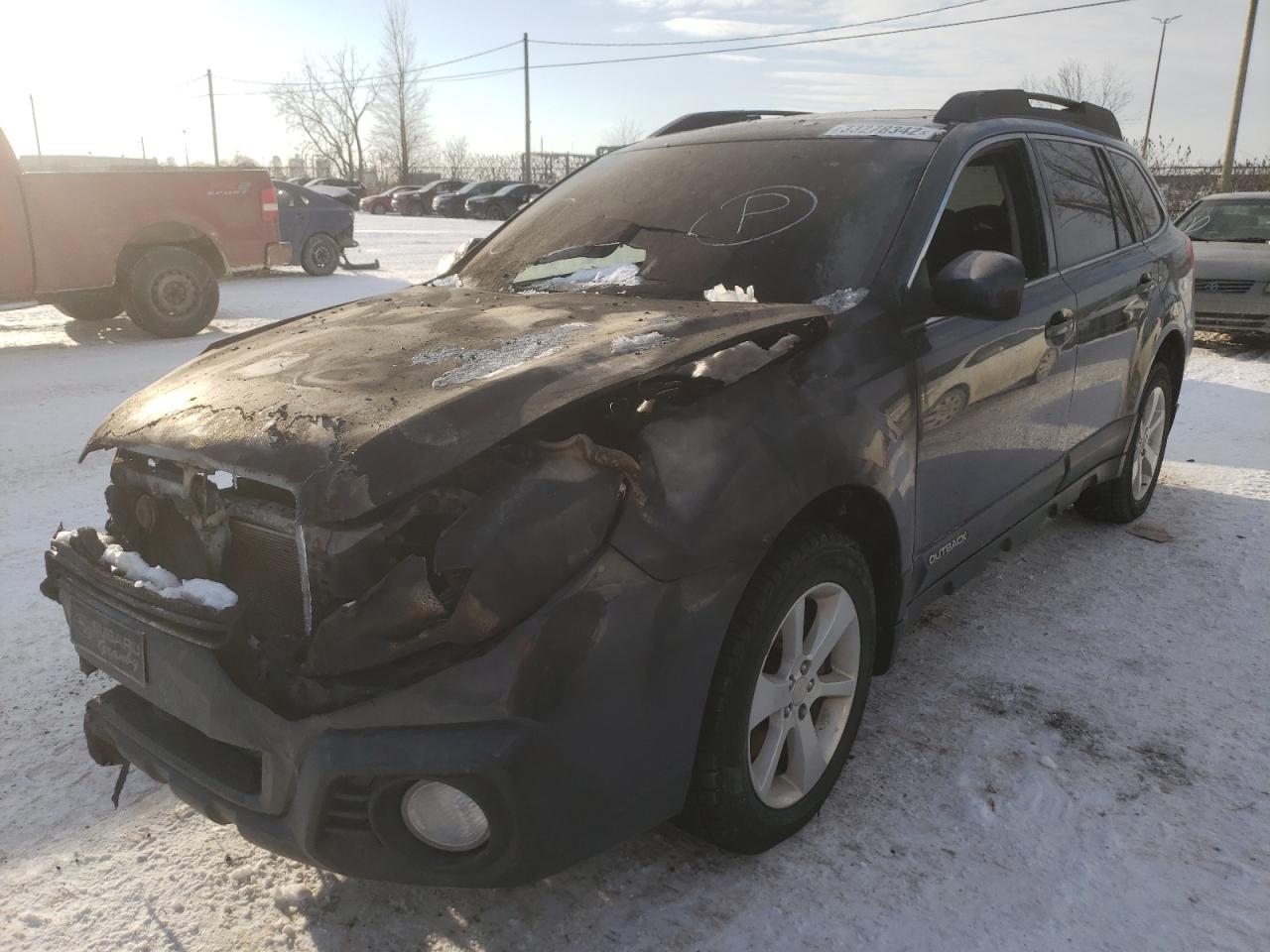 Photo 2 from auction – 2013 SUBARU OUTBACK 3. with VIN 4S4BRJGC2D2270101