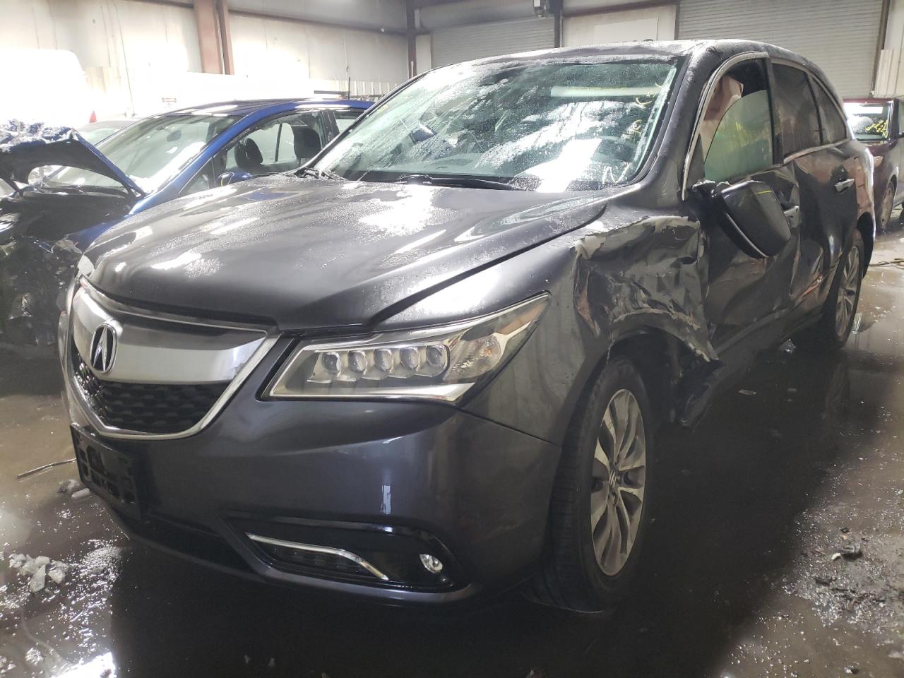 Photo 2 from auction – 2014 ACURA MDX TECHNO with VIN 5FRYD4H45EB042550