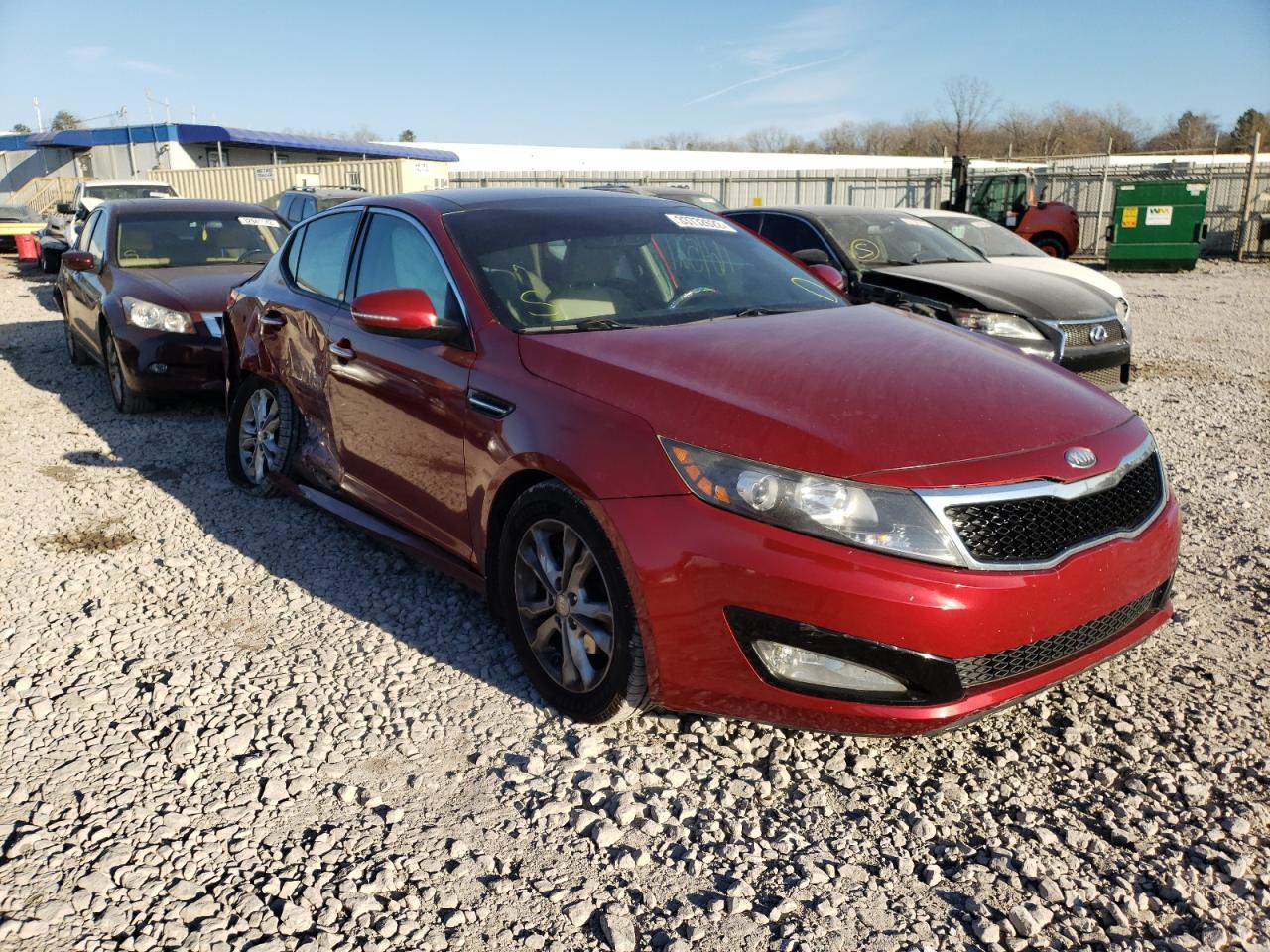 KIA OPTIMA EX 2013 with VIN 5XXGN4A78DG248181 - Photo from auction