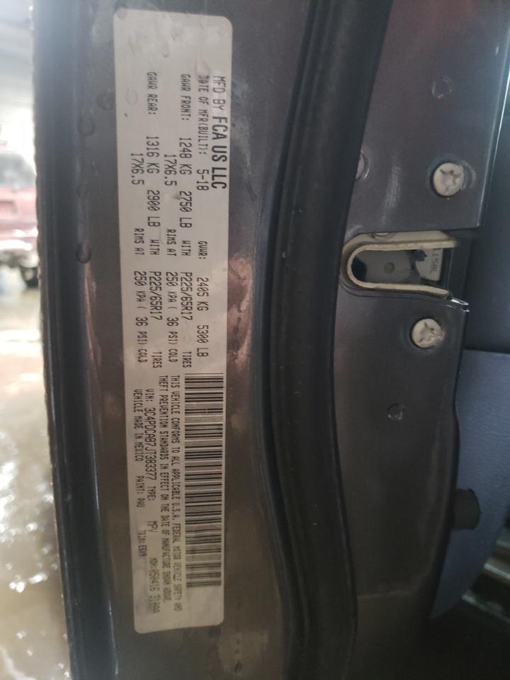 Photo 10 from auction – 2018 DODGE JOURNEY SE with VIN 3C4PDCAB7JT383377