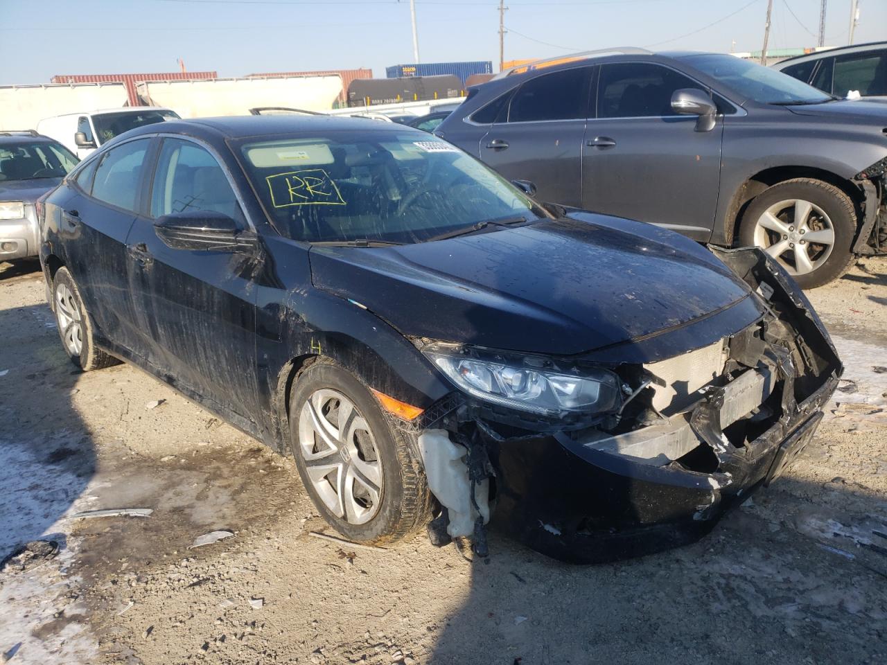 HONDA CIVIC LX 2018 with VIN 19XFC2F54JE020728 - Photo from auction