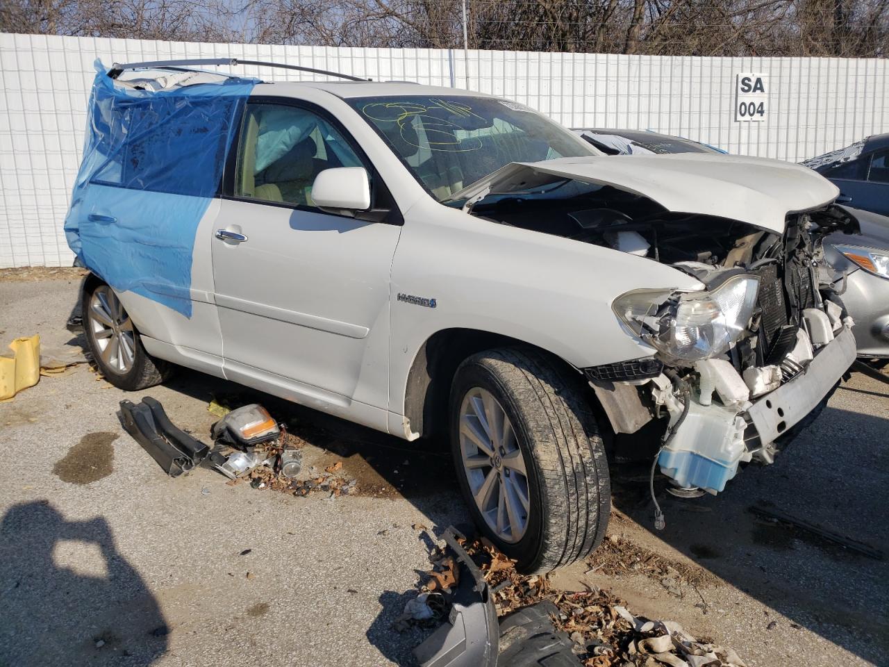 TOYOTA HIGHLANDER 2010 with VIN JTEJW3EH8A2040895 - Photo from auction