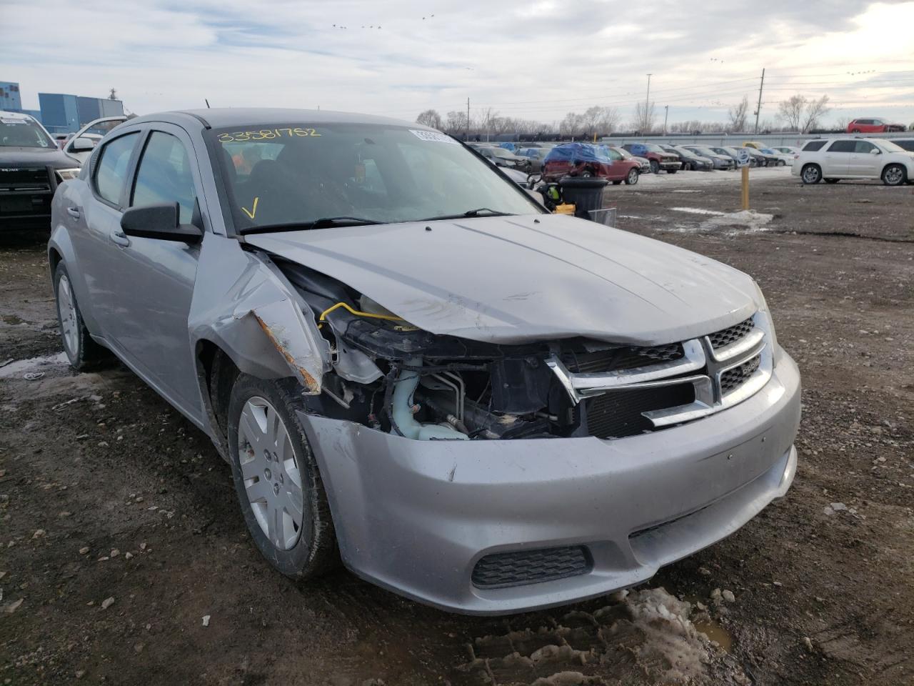 DODGE AVENGER SE 2013 with VIN 1C3CDZAB1DN530075 - Photo from auction