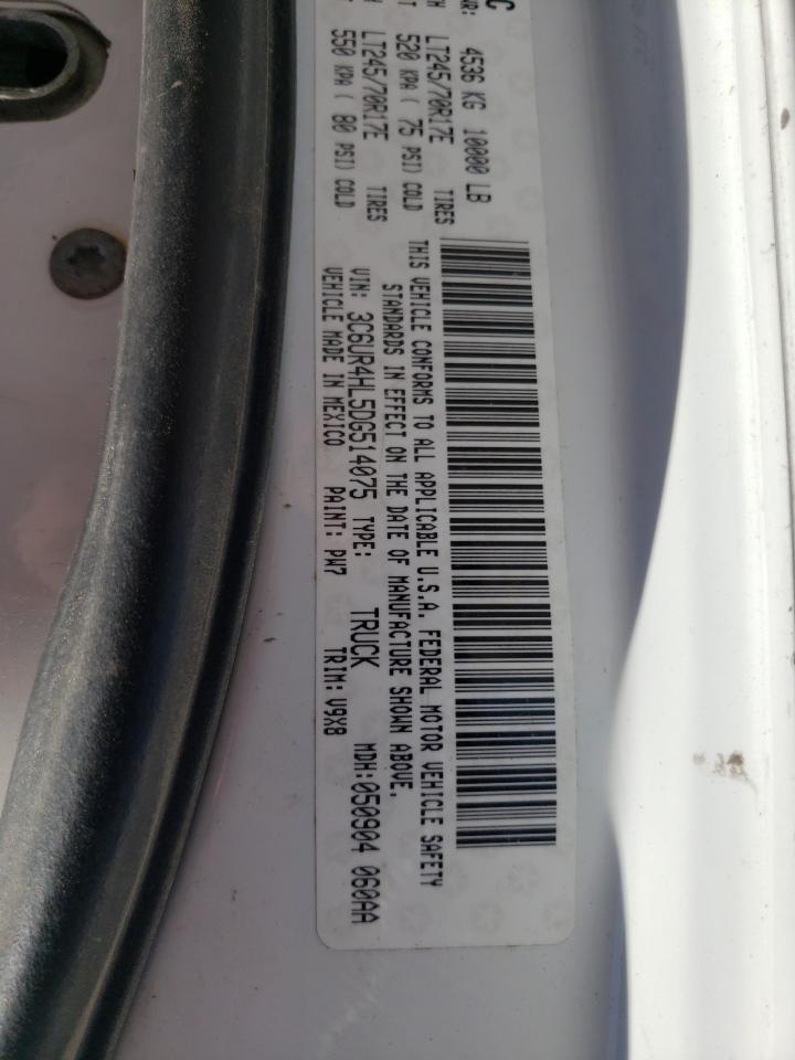 Photo 10 from auction – 2013 RAM 2500 ST with VIN 3C6UR4HL5DG514075