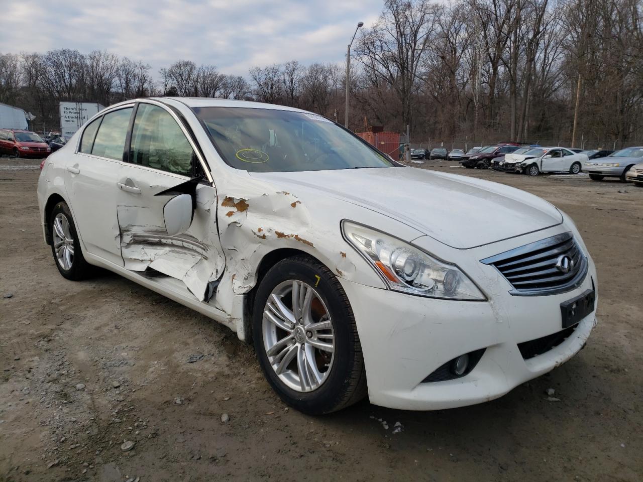 INFINITI G37 2013 with VIN JN1CV6AR4DM764529 - Photo from auction