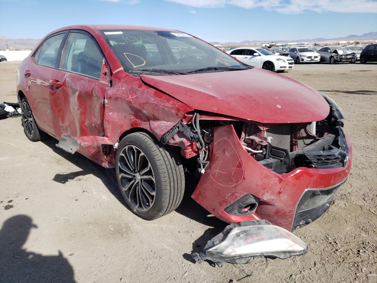 Photo 1 from auction – 2016 TOYOTA COROLLA L with VIN 2T1BURHE3GC638762