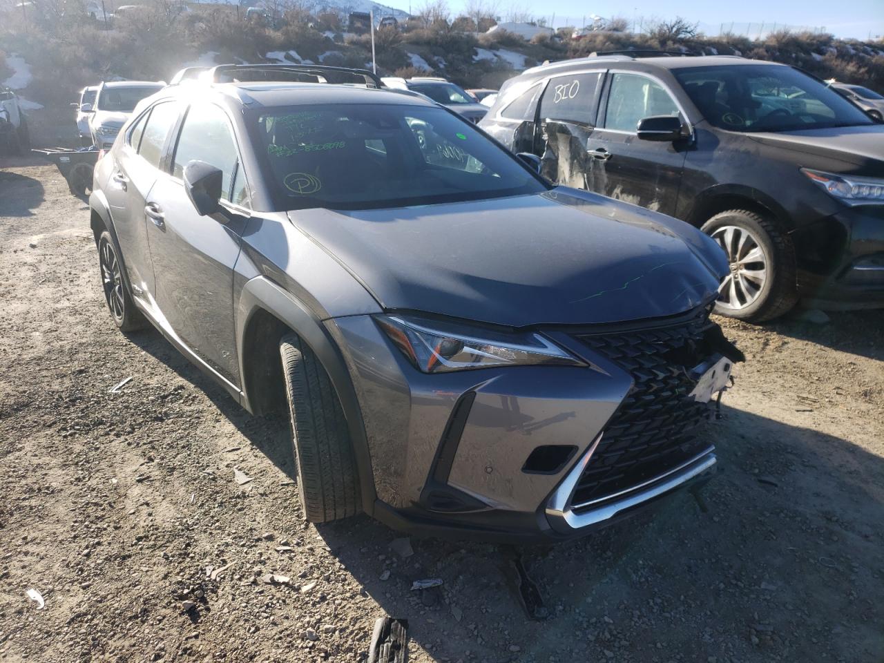 LEXUS UX 250H 2020 with VIN JTHP9JBH4L2022099 - Photo from auction