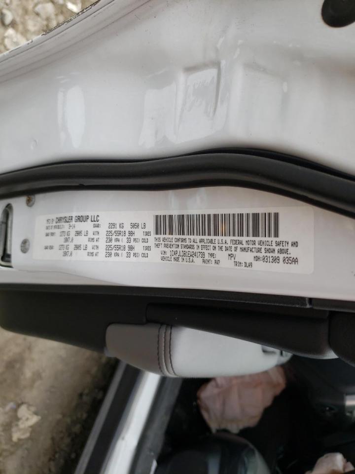 Photo 10 from auction – 2014 JEEP CHEROKEE L with VIN 1C4PJLDB1EW241739