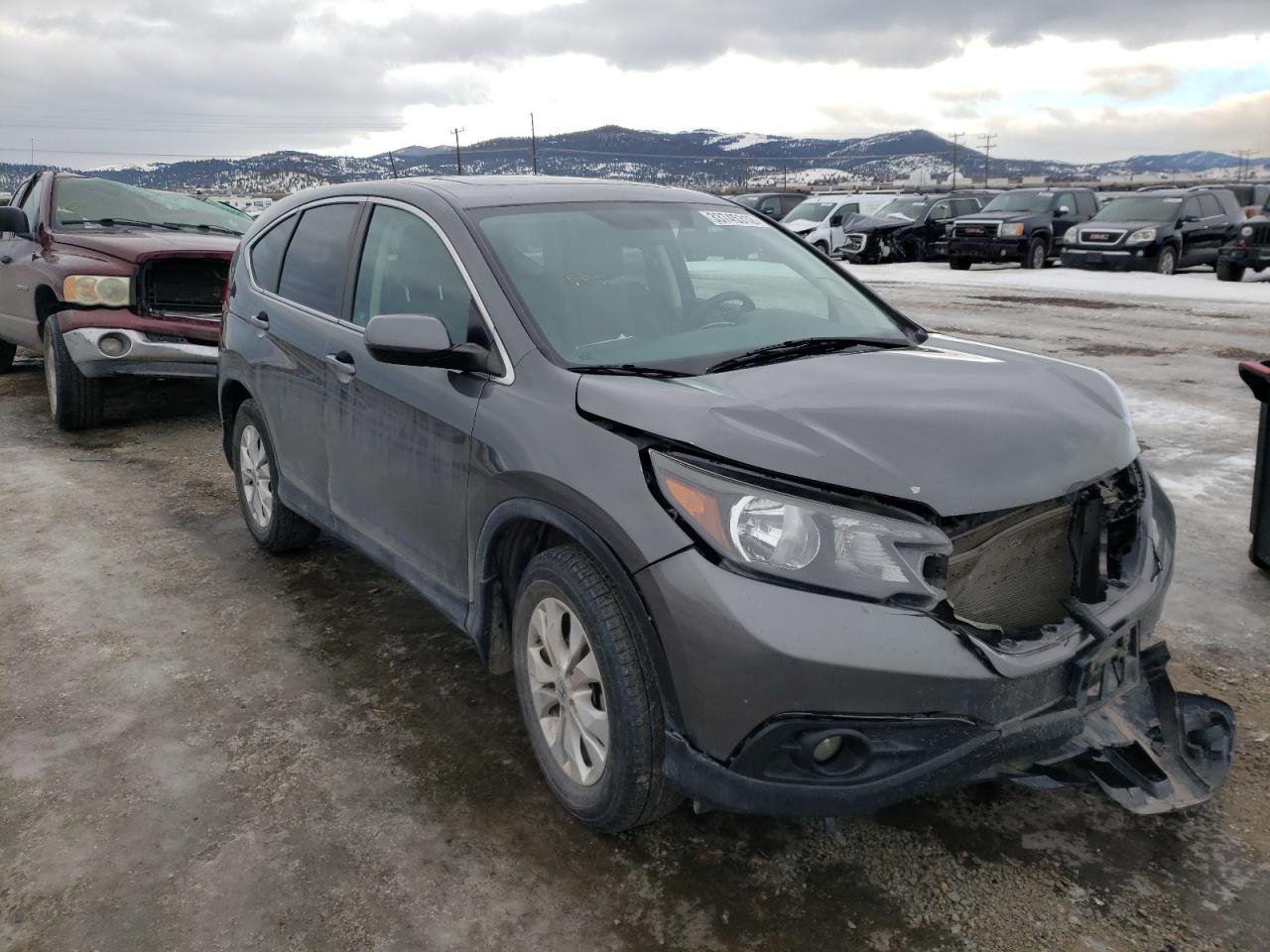 HONDA CR-V EX 2012 with VIN 2HKRM4H50CH633978 - Photo from auction