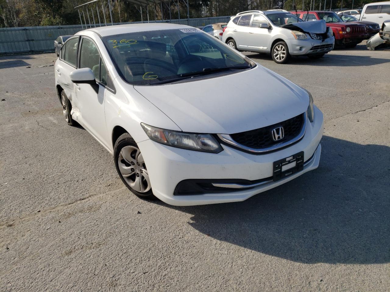 HONDA CIVIC LX 2015 with VIN 19XFB2F50FE061433 - Photo from auction