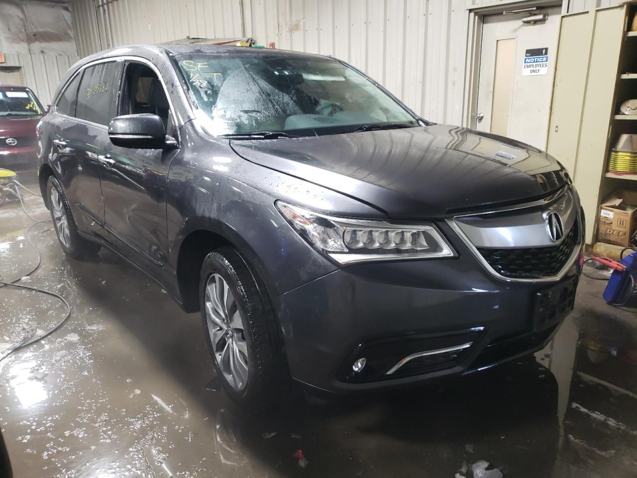 ACURA MDX TECHNO 2014 with VIN 5FRYD4H45EB042550 - Photo from auction