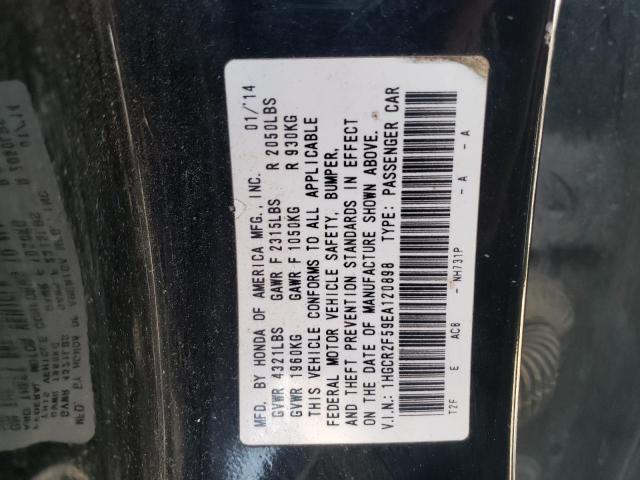 Photo 10 from auction – 2014 HONDA ACCORD SPO with VIN 1HGCR2F59EA120898