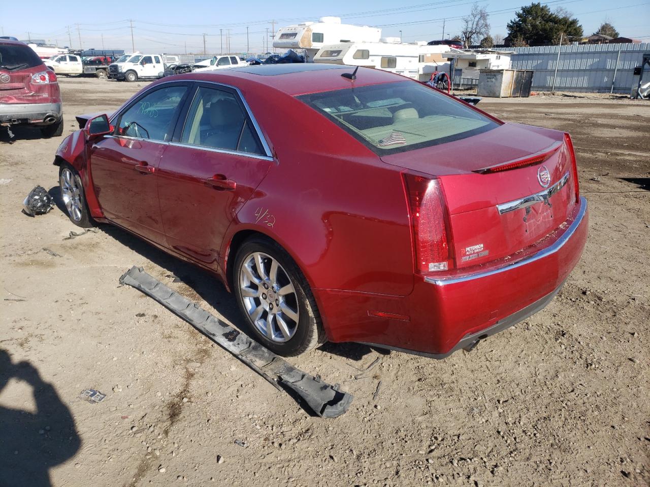 Photo 3 from auction – 2008 CADILLAC CTS HI FEA with VIN 1G6DP57V980115769