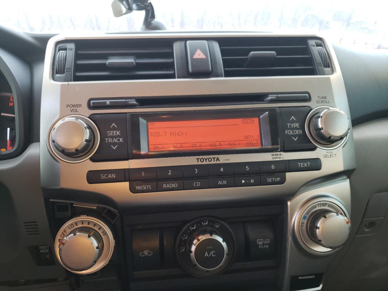Photo 9 from auction – 2013 TOYOTA 4RUNNER SR with VIN JTEZU5JR7D5051022
