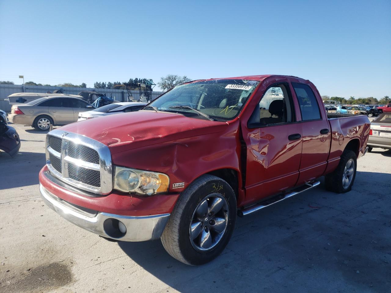 Photo 2 from auction – 2004 DODGE RAM 1500 S with VIN 1D7HA18D94S778410