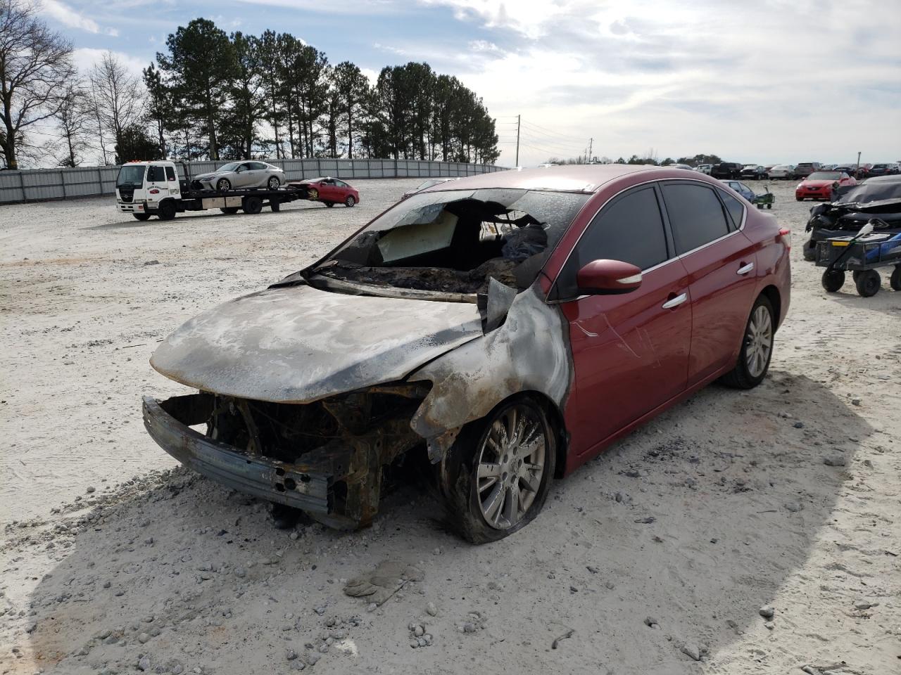 Photo 2 from auction – 2014 NISSAN SENTRA S with VIN 3N1AB7AP5EL646859