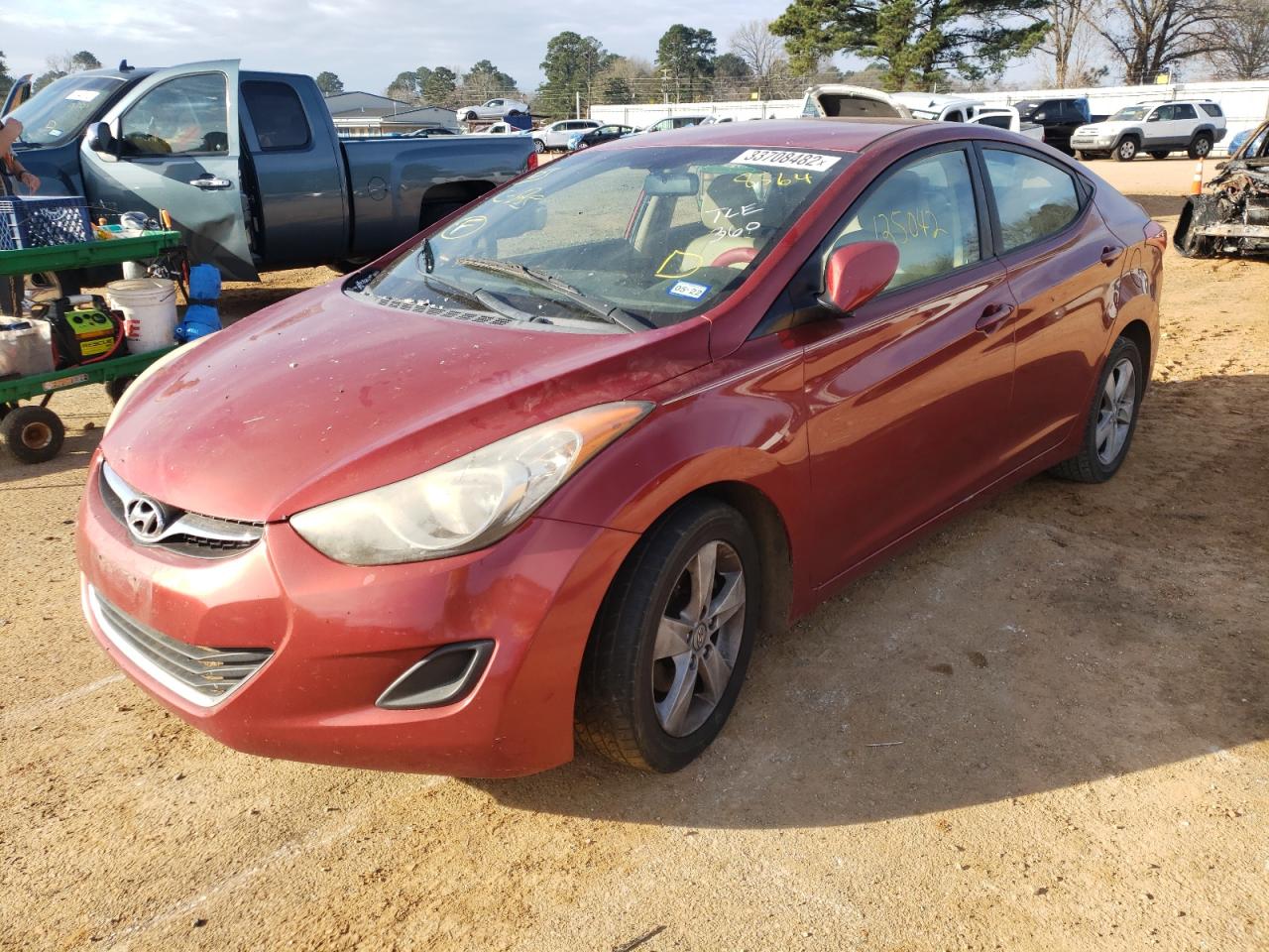 Photo 2 from auction – 2011 HYUNDAI ELANTRA GL with VIN KMHDH4AE2BU098564