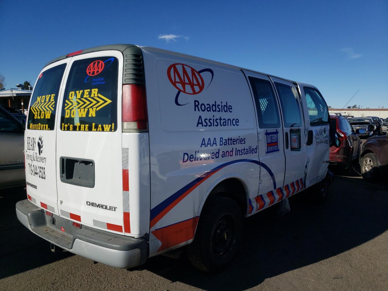 Photo 4 from auction – 2002 CHEVROLET EXPRESS G2 with VIN 1GCGG25R221228530