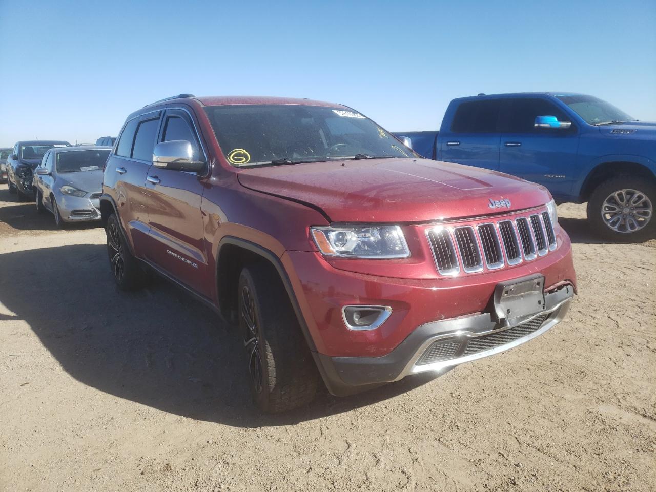 Photo 1 from auction – 2014 JEEP GRAND CHER with VIN 1C4RJEBG1EC519480