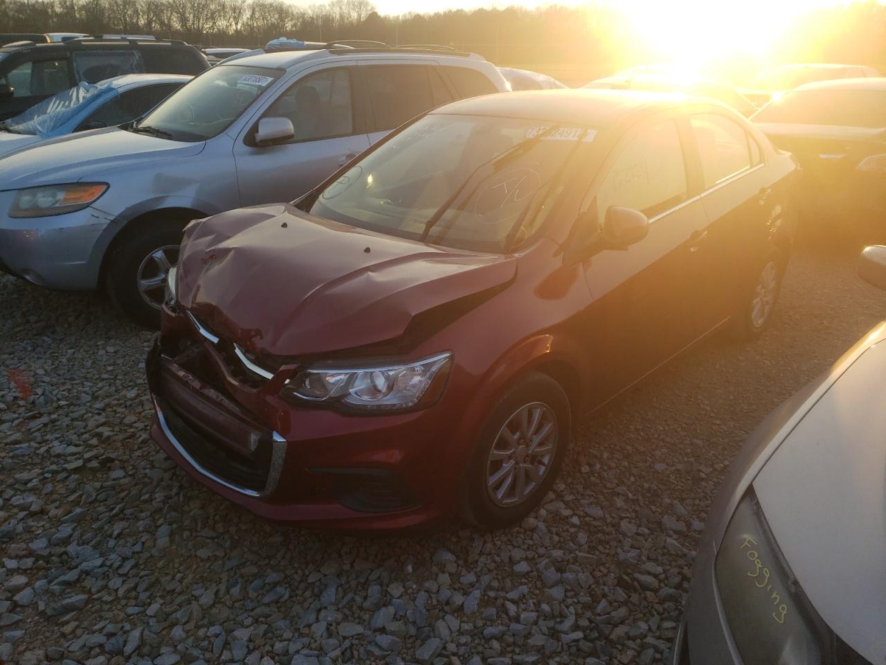 Photo 2 from auction – 2017 CHEVROLET SONIC LT with VIN 1G1JD5SH8H4122031
