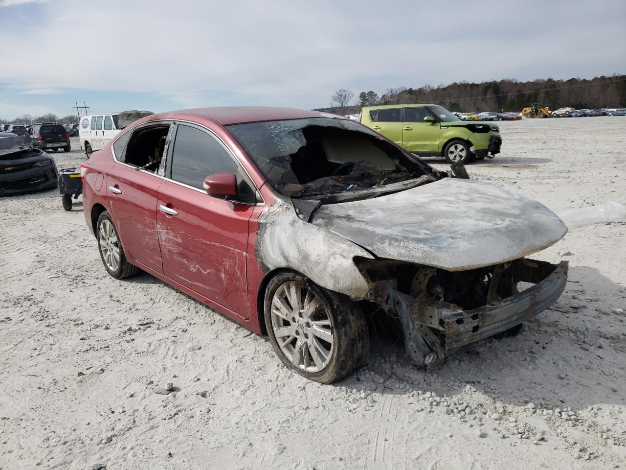 Photo 1 from auction – 2014 NISSAN SENTRA S with VIN 3N1AB7AP5EL646859