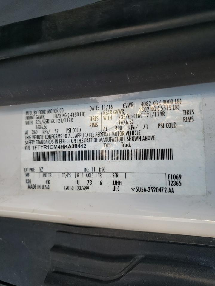 Photo 10 from auction – 2017 FORD TRANSIT T- with VIN 1FTYR1CM4HKA38442
