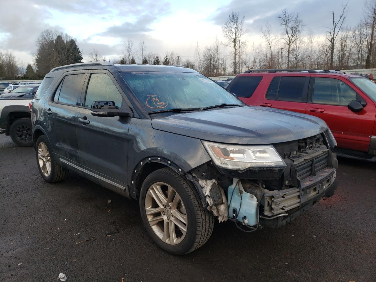 FORD EXPLORER X 2016 with VIN 1FM5K7D84GGA86029 - Photo from auction