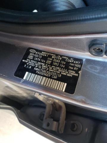Photo 10 from auction – 2016 HYUNDAI ACCENT SE with VIN KMHCT5AEXGU255118