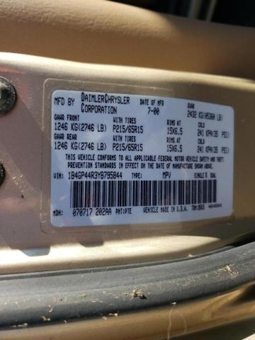 Photo 10 from auction – 2000 DODGE GRAND CARA with VIN 1B4GP44R3YB795844