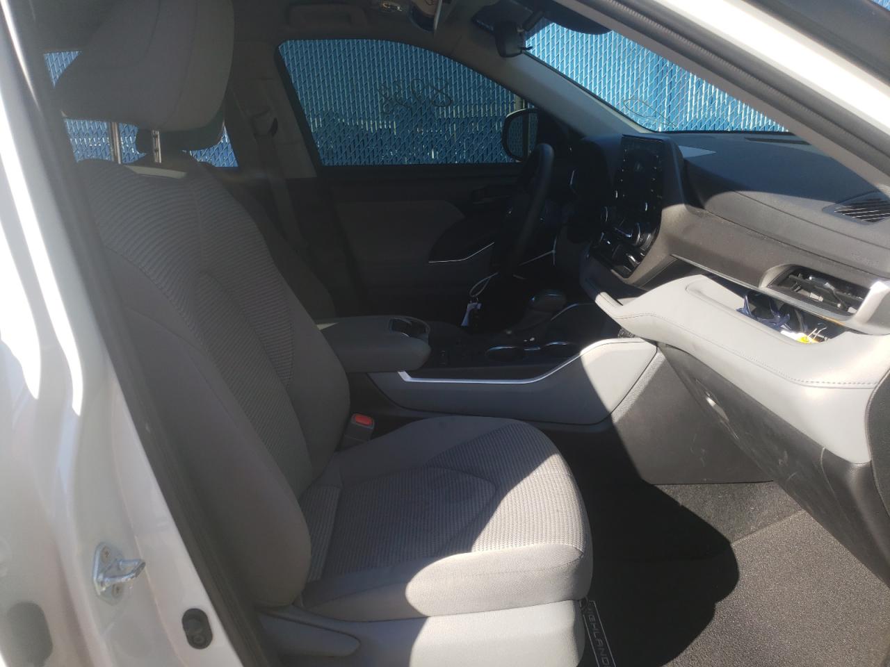 Photo 5 from auction – 2021 TOYOTA HIGHLANDER with VIN 5TDZZRAH4MS524017