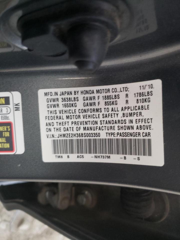 صورة رقم 10 من المزاد - 2011 HONDA INSIGHT مع VIN JHMZE2H36BS003350