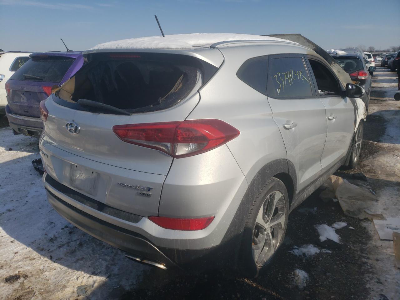 Photo 4 from auction – 2016 HYUNDAI TUCSON LIM with VIN KM8J3CA21GU220775