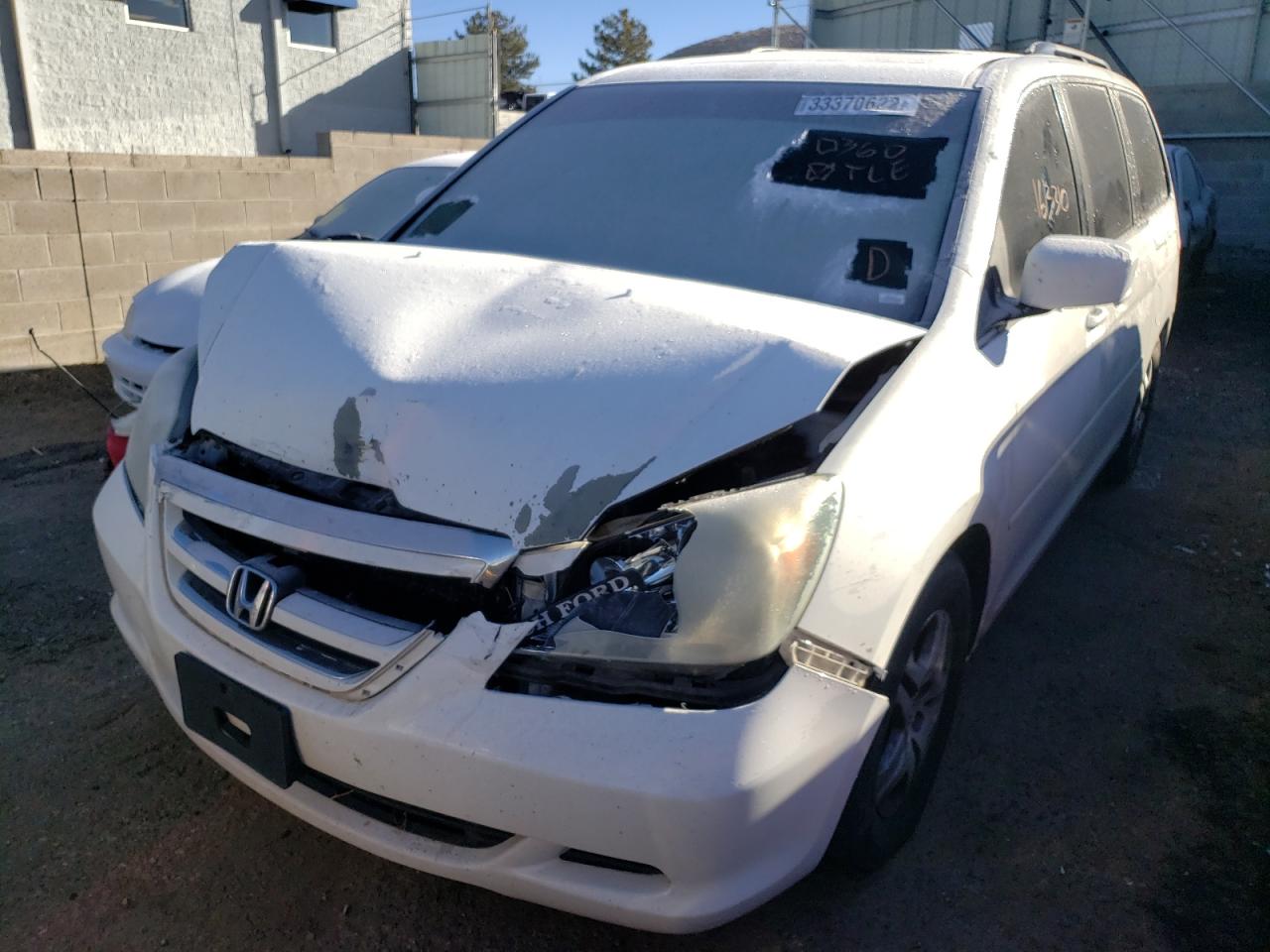 Photo 2 from auction – 2005 HONDA ODYSSEY EX with VIN 5FNRL387X5B125243