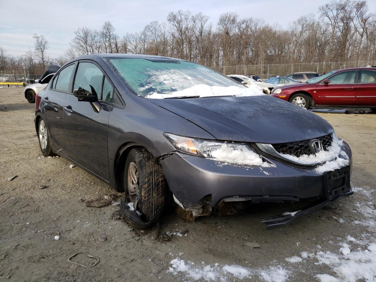 Photo 1 from auction – 2015 HONDA CIVIC LX with VIN 19XFB2F54FE266284