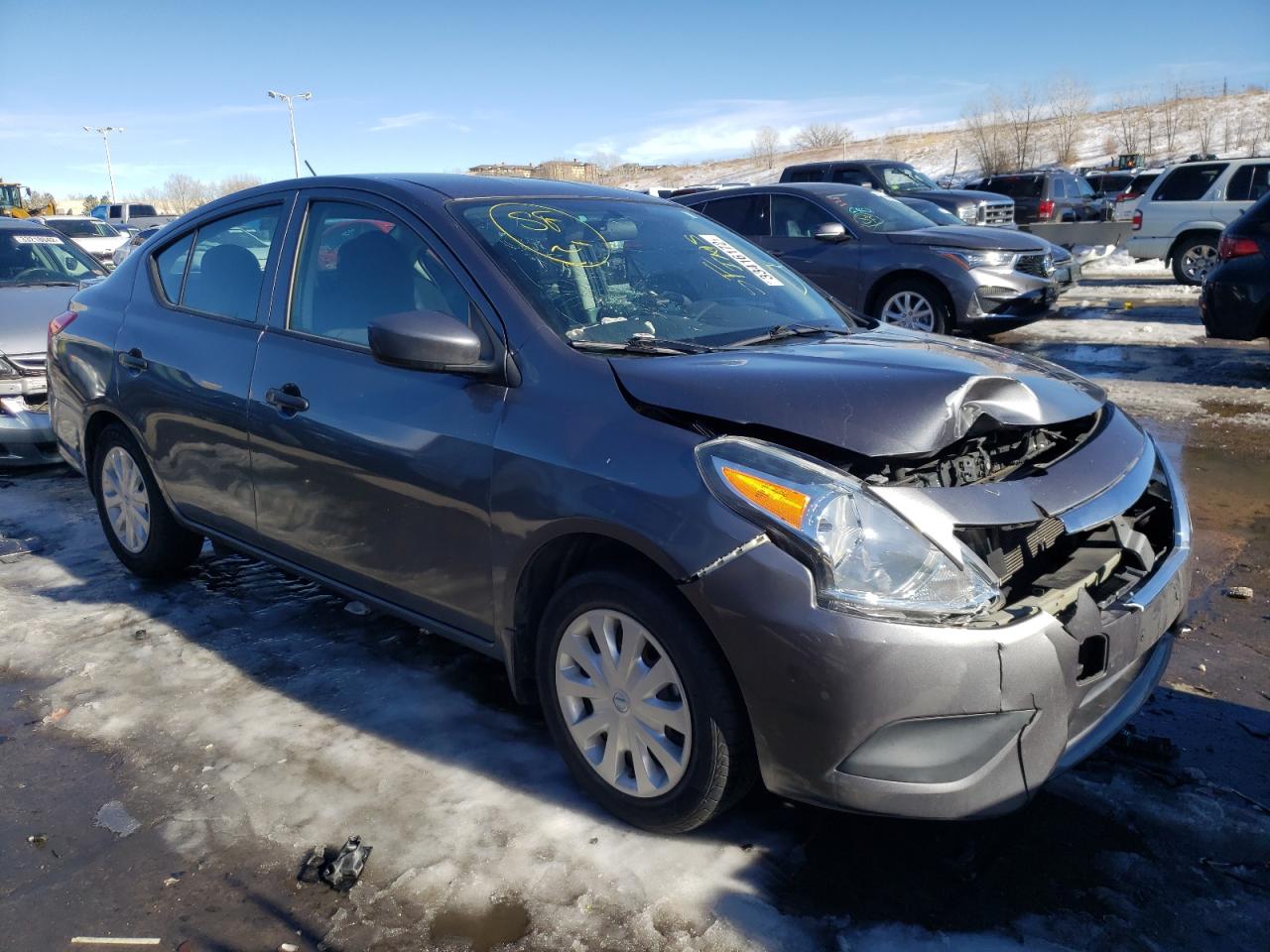 NISSAN VERSA S 2016 with VIN 3N1CN7AP7GL817629 - Photo from auction