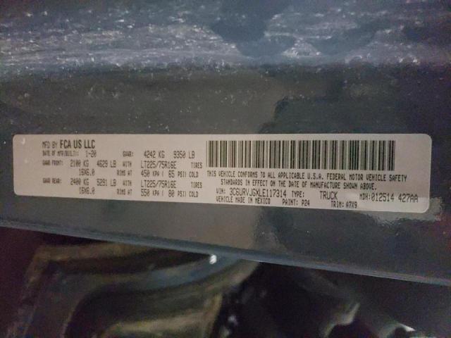 Photo 10 from auction – 2020 RAM PROMASTER with VIN 3C6URVJGXLE117314