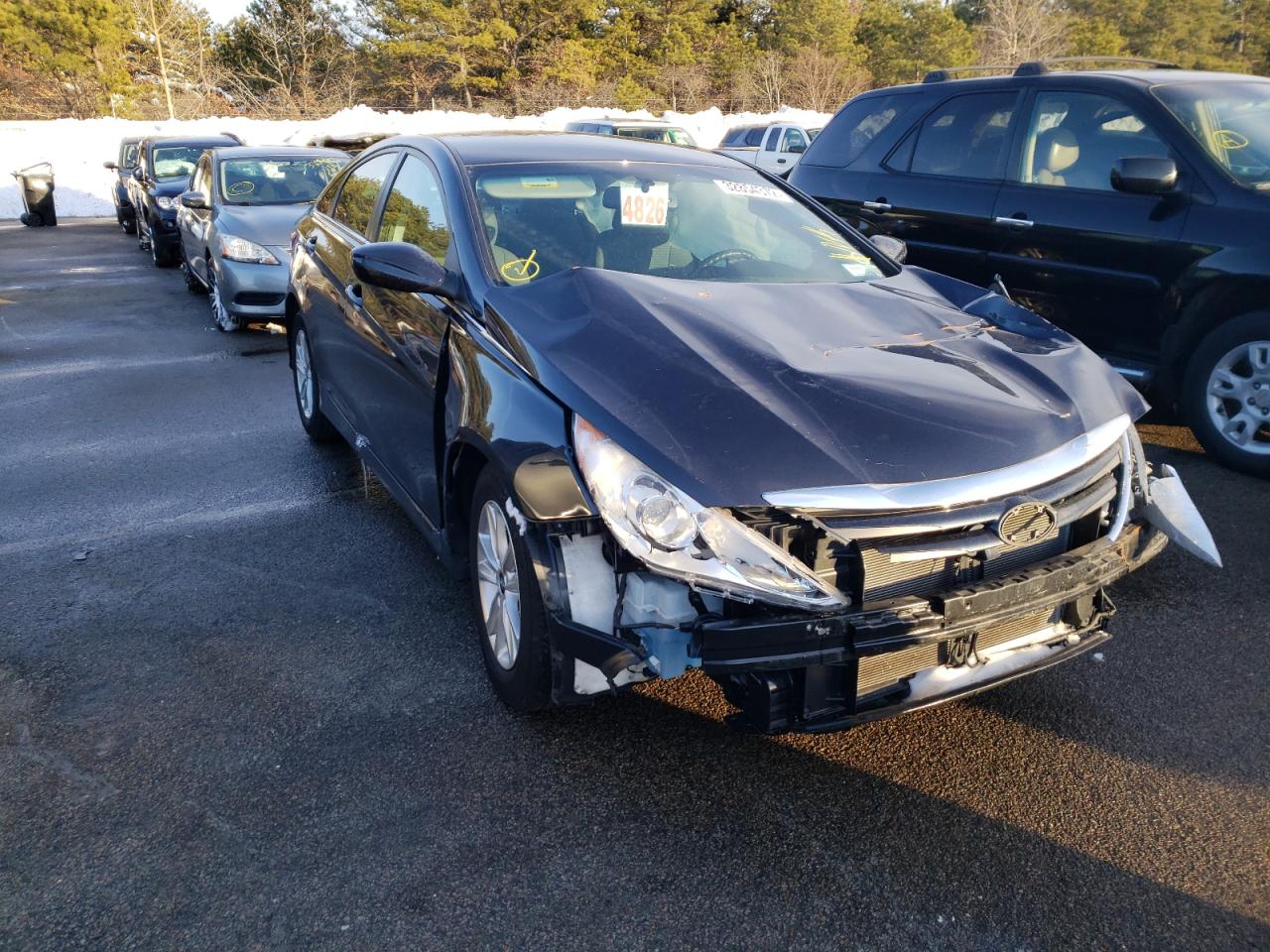 Photo 1 from auction – 2014 HYUNDAI SONATA GLS with VIN 5NPEB4AC4EH873180