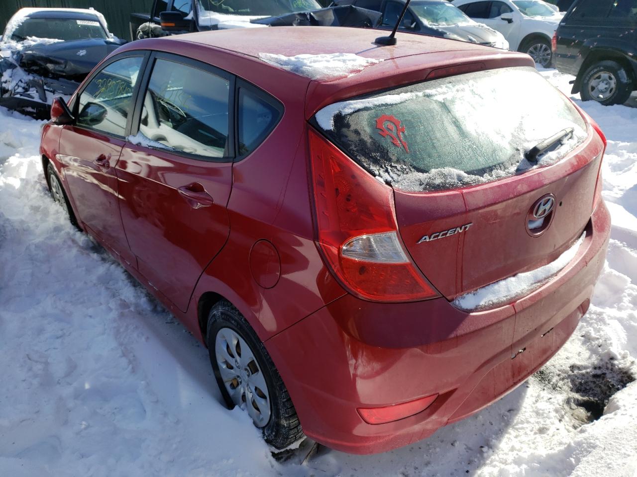 Photo 3 from auction – 2016 HYUNDAI ACCENT SE with VIN KMHCT5AEXGU257919