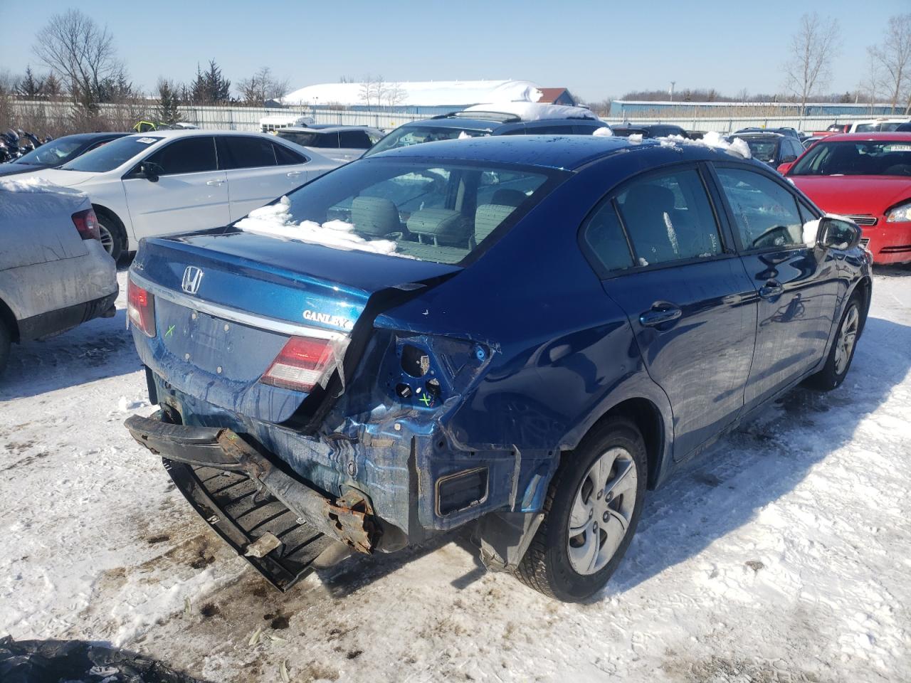 Photo 4 from auction – 2015 HONDA CIVIC LX with VIN 19XFB2F5XFE081432