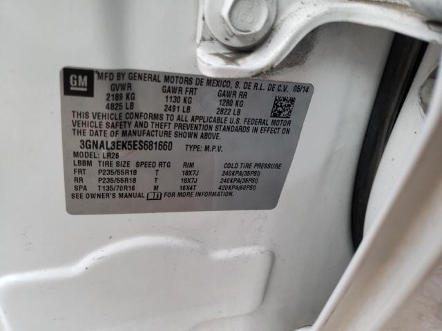 Photo 10 from auction – 2014 CHEVROLET CAPTIVA LT with VIN 3GNAL3EK5ES681660
