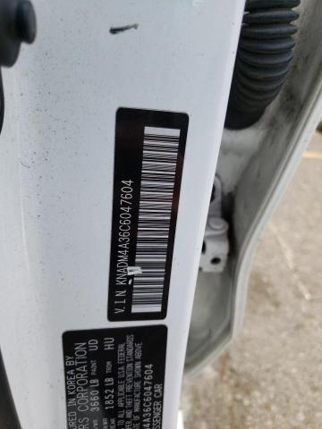 Photo 10 from auction – 2012 KIA RIO LX with VIN KNADM4A36C6047604