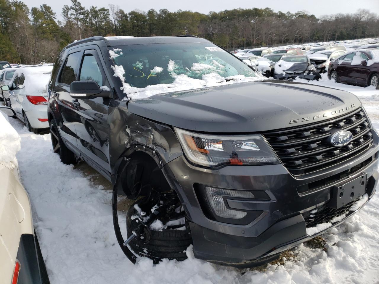FORD EXPLORER S 2016 with VIN 1FM5K8GT5GGC83040 - Photo from auction
