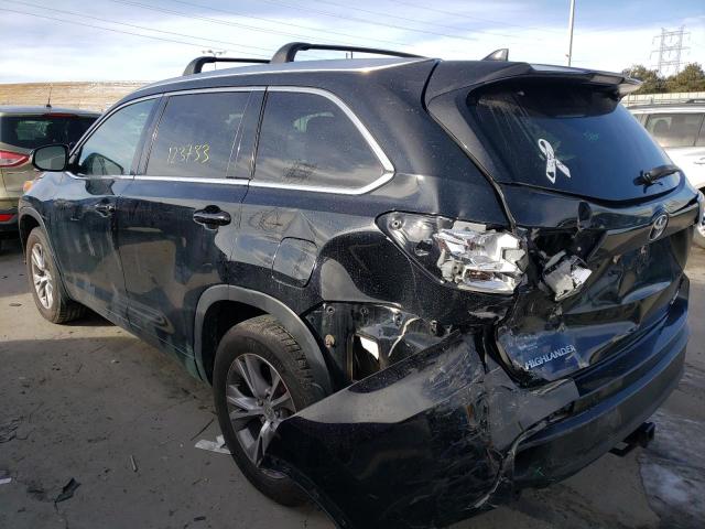 Photo 3 from auction – 2014 TOYOTA HIGHLANDER with VIN 5TDJKRFH2ES062438