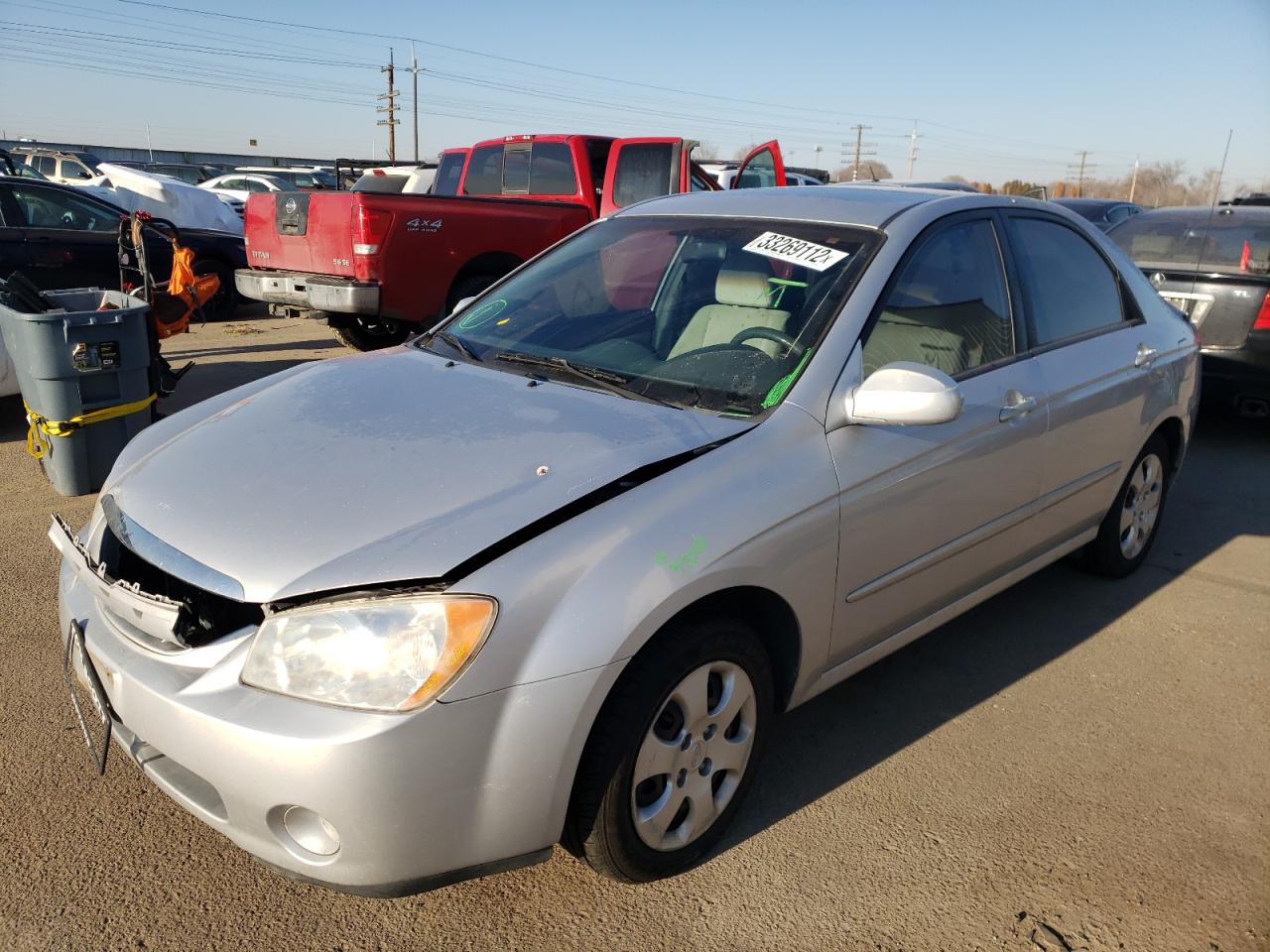 Photo 2 from auction – 2006 KIA SPECTRA LX with VIN KNAFE121465336413